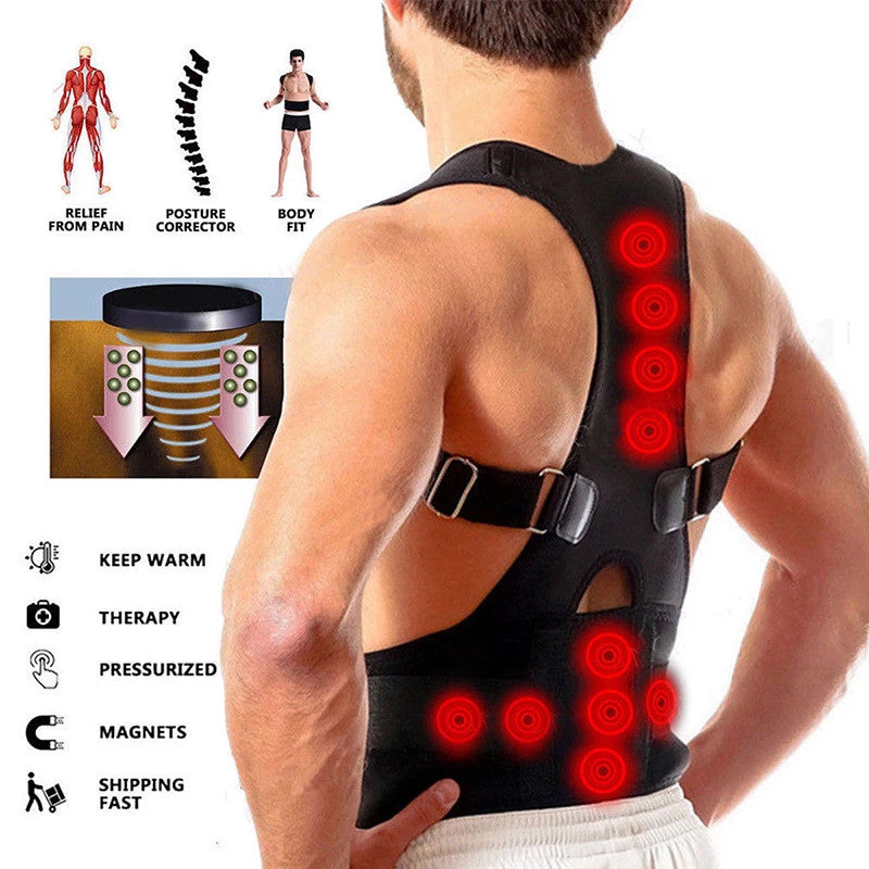 Bretelles Posture Kyphotone Premium Omorian Posture - Noir M