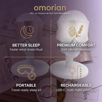 Omorian Sleep Natural Silk Night Sleep Mask
