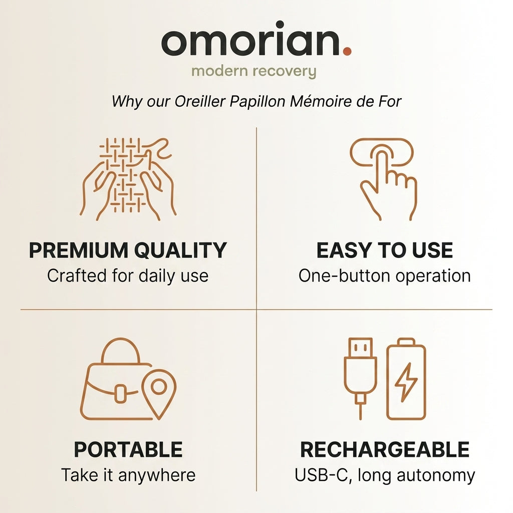Oreiller Papillon Mémoire de Forme Omorian Pillow
