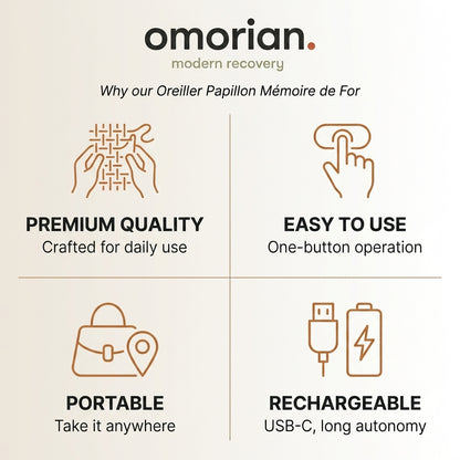 Oreiller Papillon Mémoire de Forme Omorian Pillow