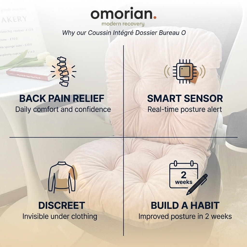 Omorian Recover Integrated Office Backrest Cushion
