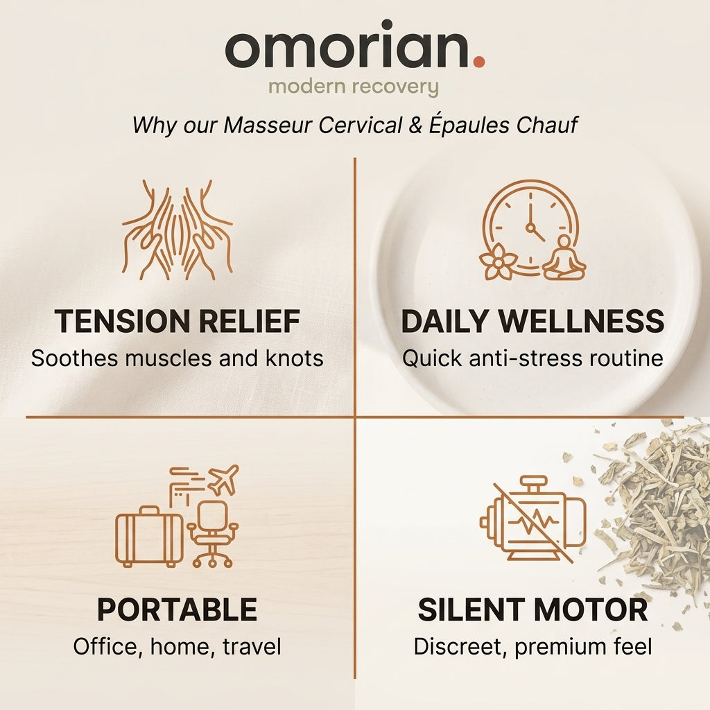 Masseur Cervical & Épaules Chauffant Omorian Soothe