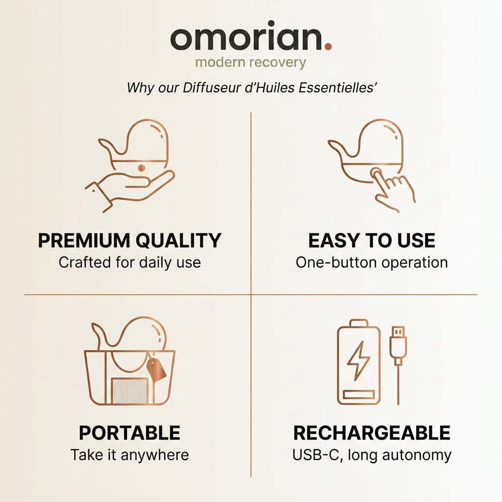 Omorian Scent Ultrasonic Essential Oil Diffuser