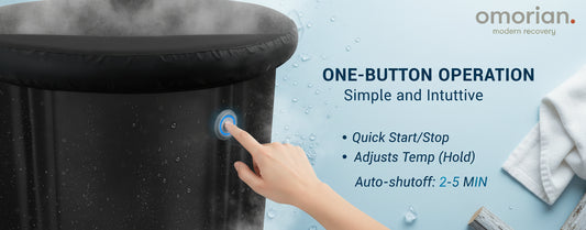 Omorian Plunge Inflatable Portable Cold Plunge Bath