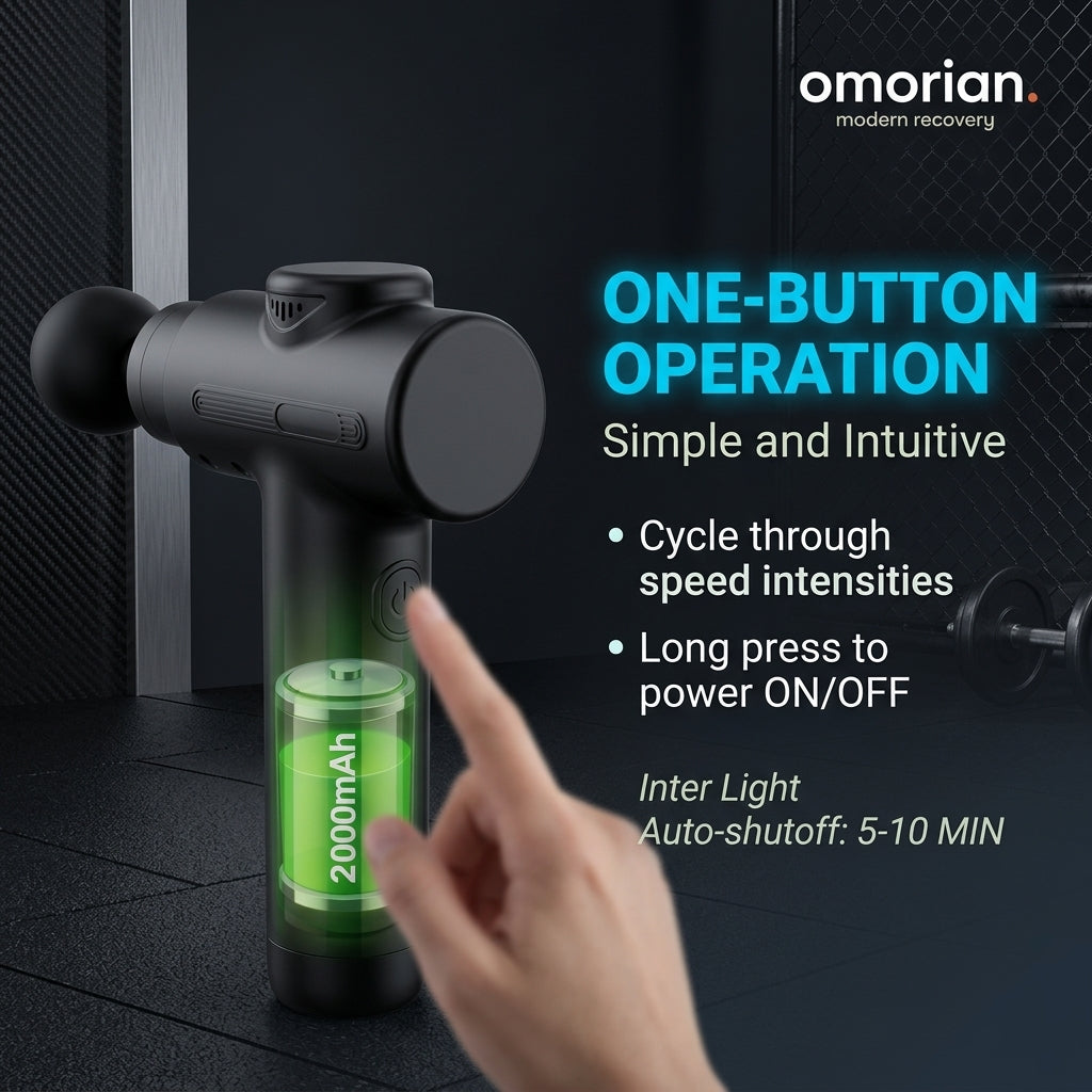 Pistolet de Massage Percussion Omorian Pulse
