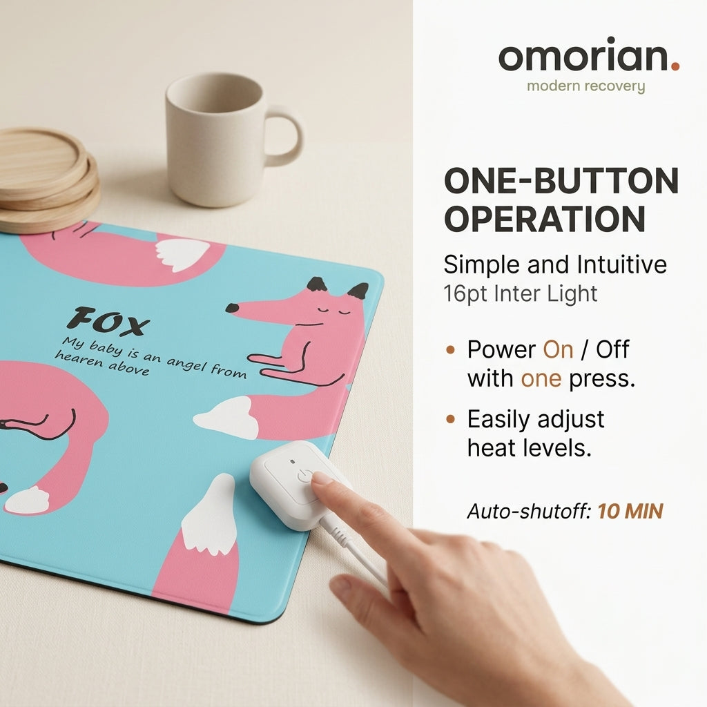 Tapis Chauffant Bureau USB Multi-Zones Omorian Warm