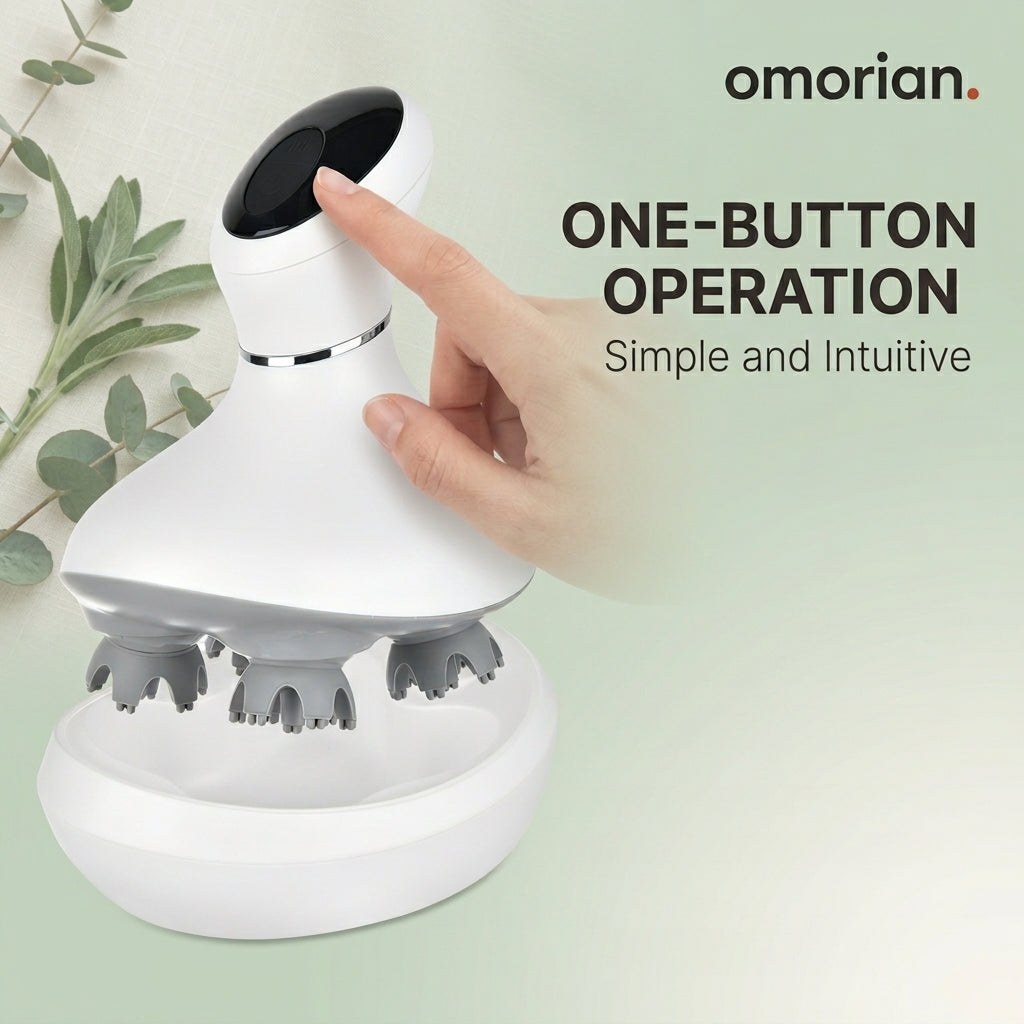 Premium Waterdichte Hoofdmassager Omorian Scalp Pro