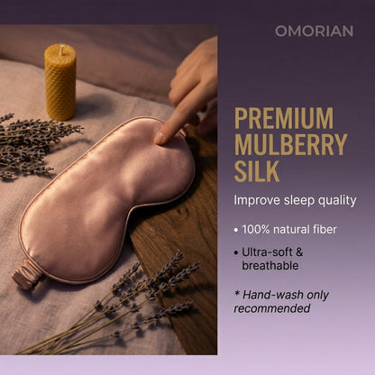 Omorian Sleep Natural Silk Night Sleep Mask