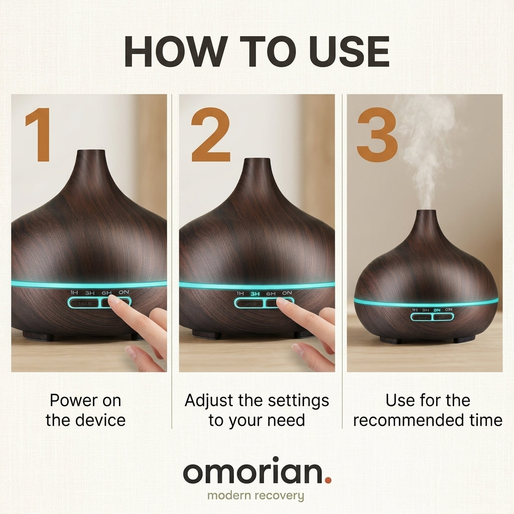 Omorian Mist 550ml Aromatherapy Humidifier