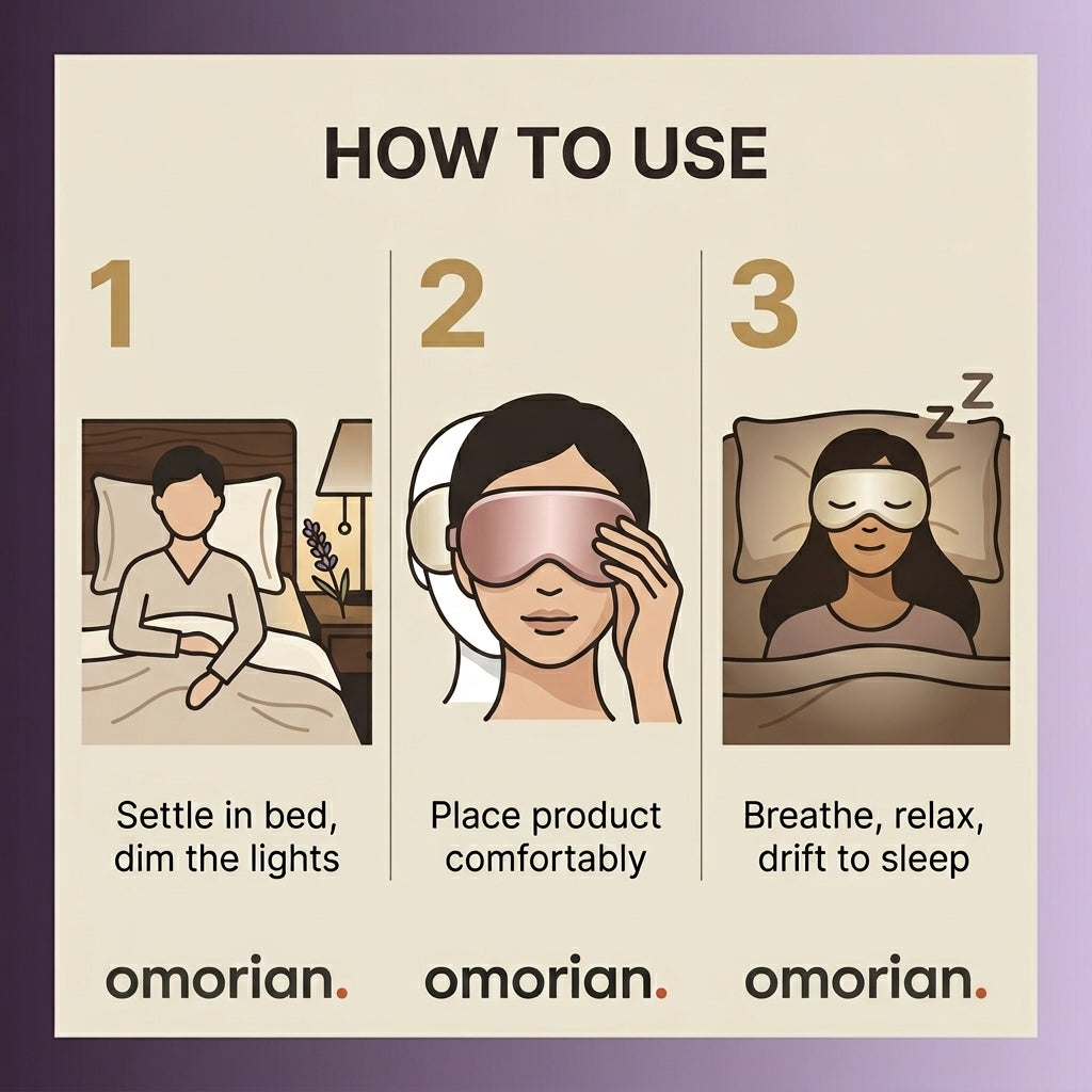 Omorian Sleep Natural Silk Night Sleep Mask