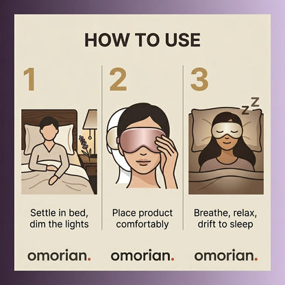 Omorian Sleep Natural Silk Night Sleep Mask