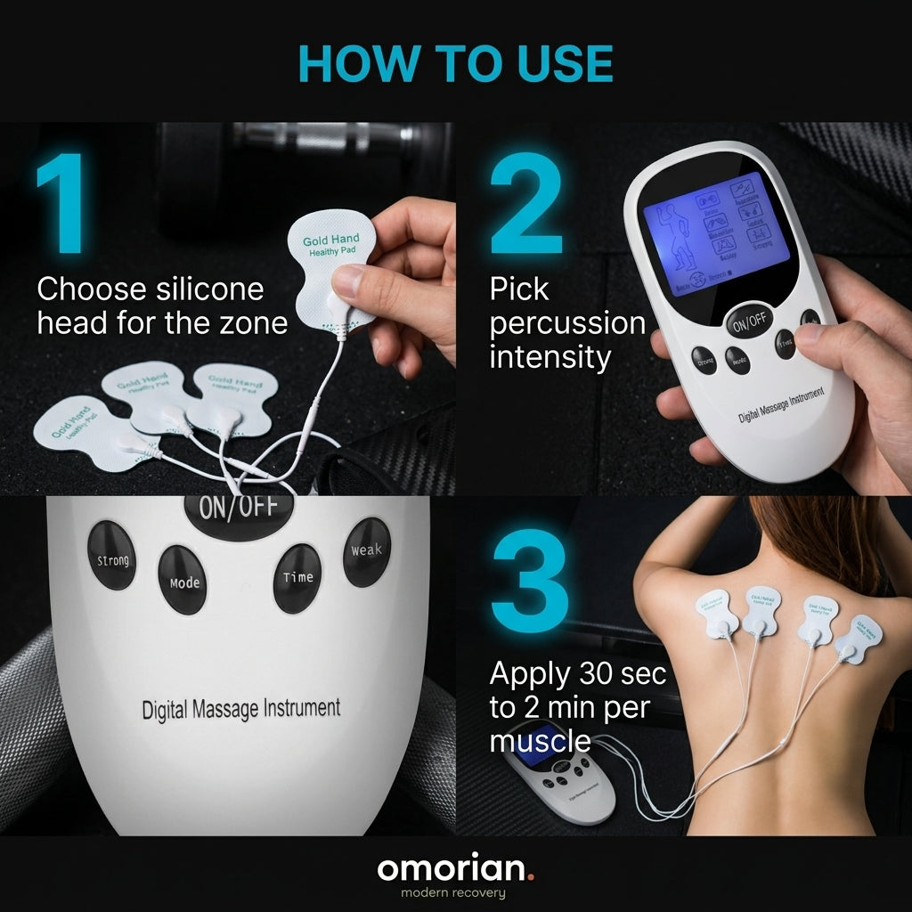 Omorian Pulse Therapy TENS Acupuncture Muscle Stimulator