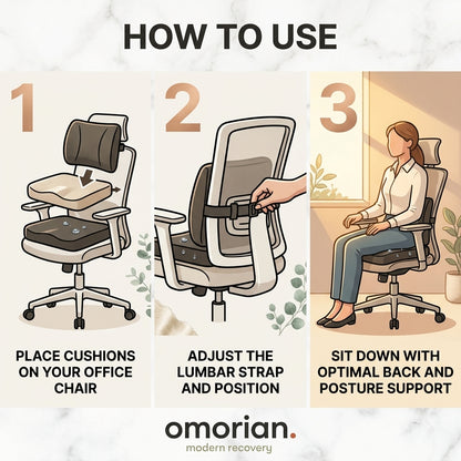 Omorian Sit Beauty Hip Ergonomic Cushion